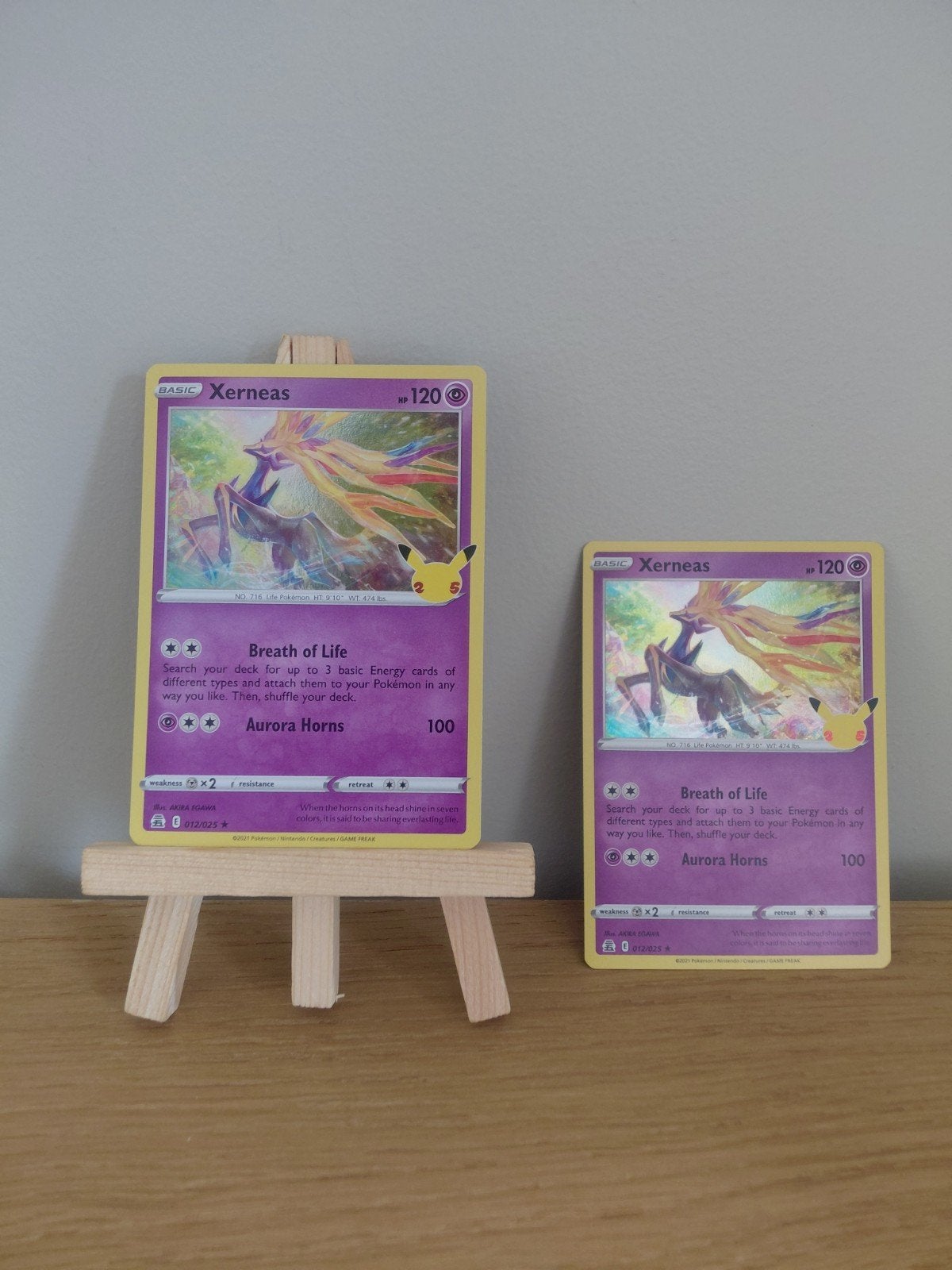 pokémon kaart Xerneas, Ophalen of Verzenden, Gebruikt, Meerdere kaarten