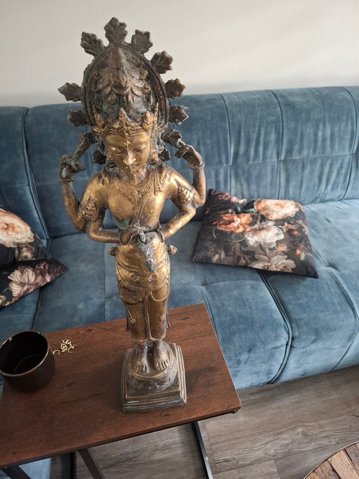 Beeld messing +- 70 centimeter, Ophalen