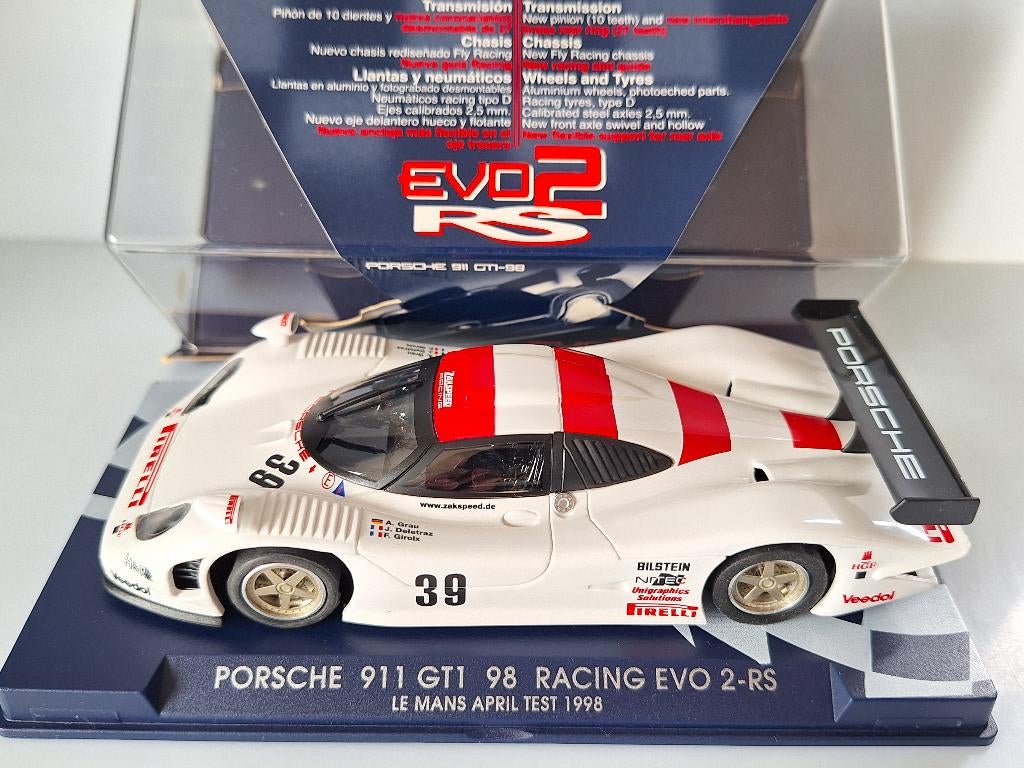 Fly Porsche 911 GT1 Racing EVO 2R RS Racing 07010, Overige merken, Racebaan, Verzenden, Nieuw