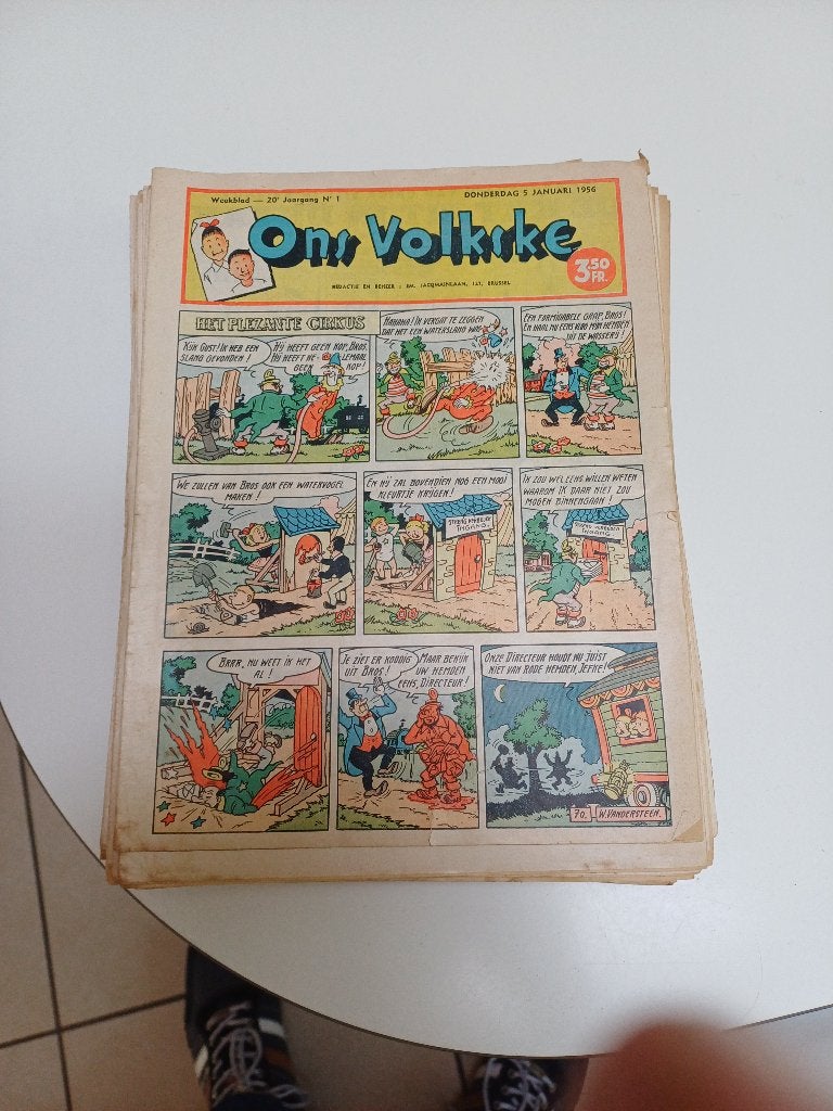 Bundel weekblad Ons Volkske jaartal 1956, Boeken, Ophalen, Gelezen