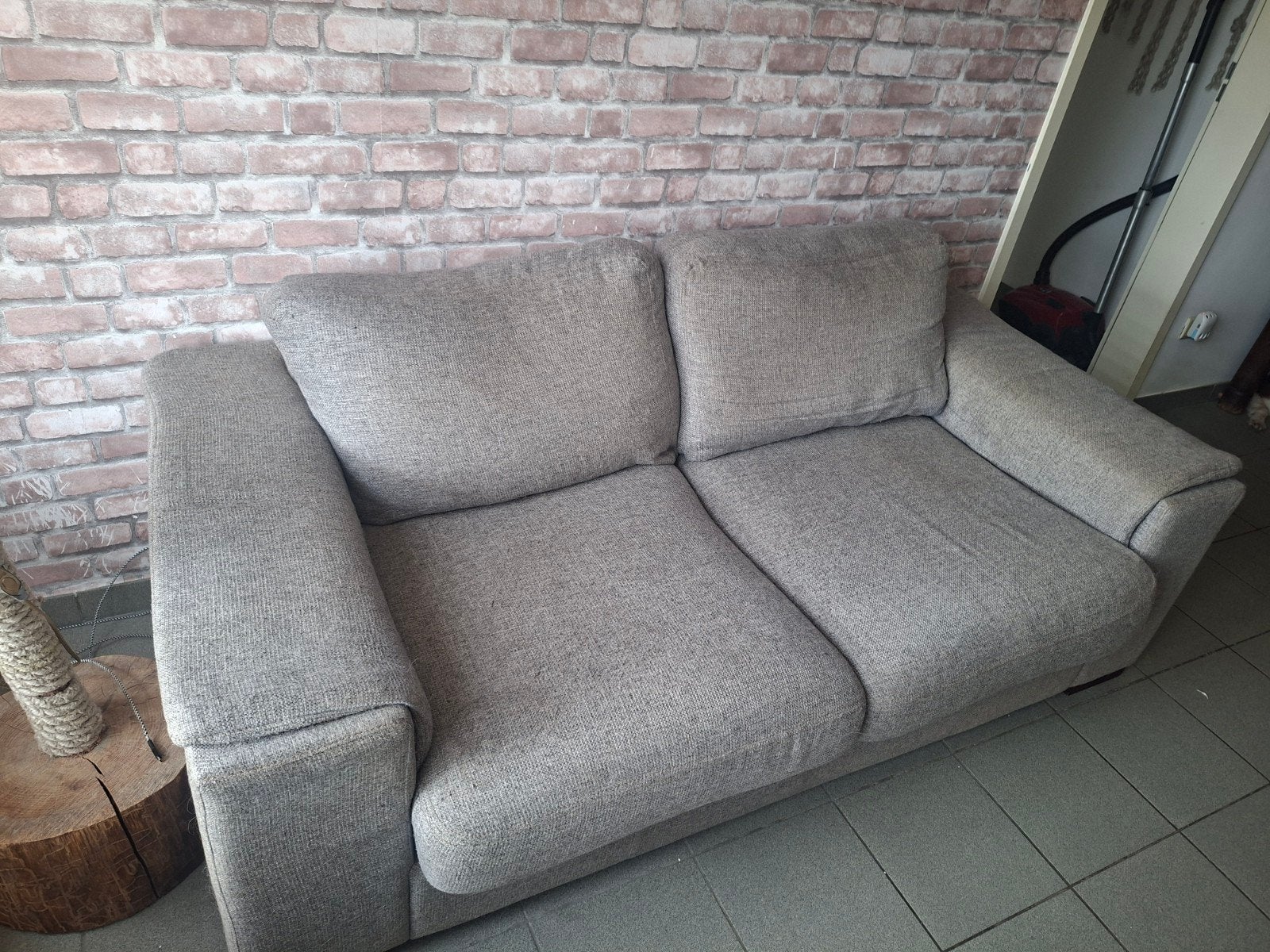 2.5 zits bank, Ophalen, Gebruikt, 150 tot 200 cm, Rechte bank