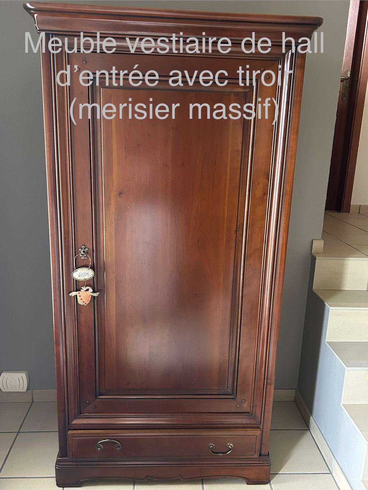 Meuble vestiaire, Maison & Meubles, Comme neuf, Autres types, Bois, 150 à 200 cm