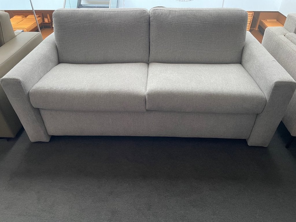 Slaapzetel Piu Sofabed Dante 140cmx 200cm NIEUW, Huis en Inrichting, Slaapkamer | Slaapbanken, Nieuw, 140 cm, 200 cm, Grijs, Ophalen of Verzenden
