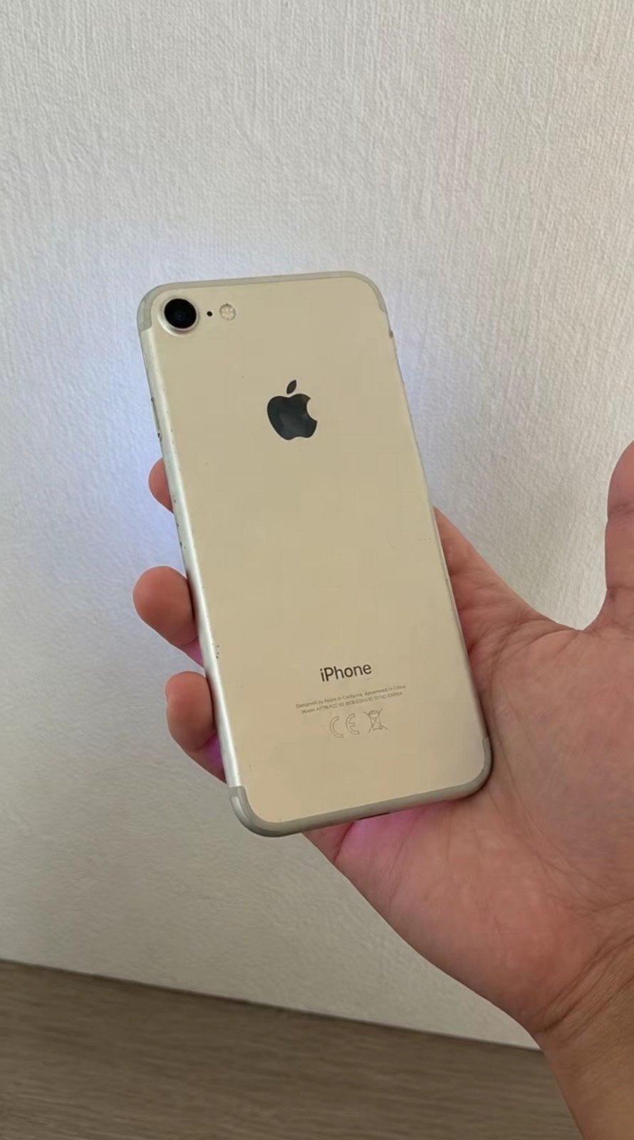 iPhone 7 Space Grey, Ophalen, 75 %, Zo goed als nieuw, IPhone 7