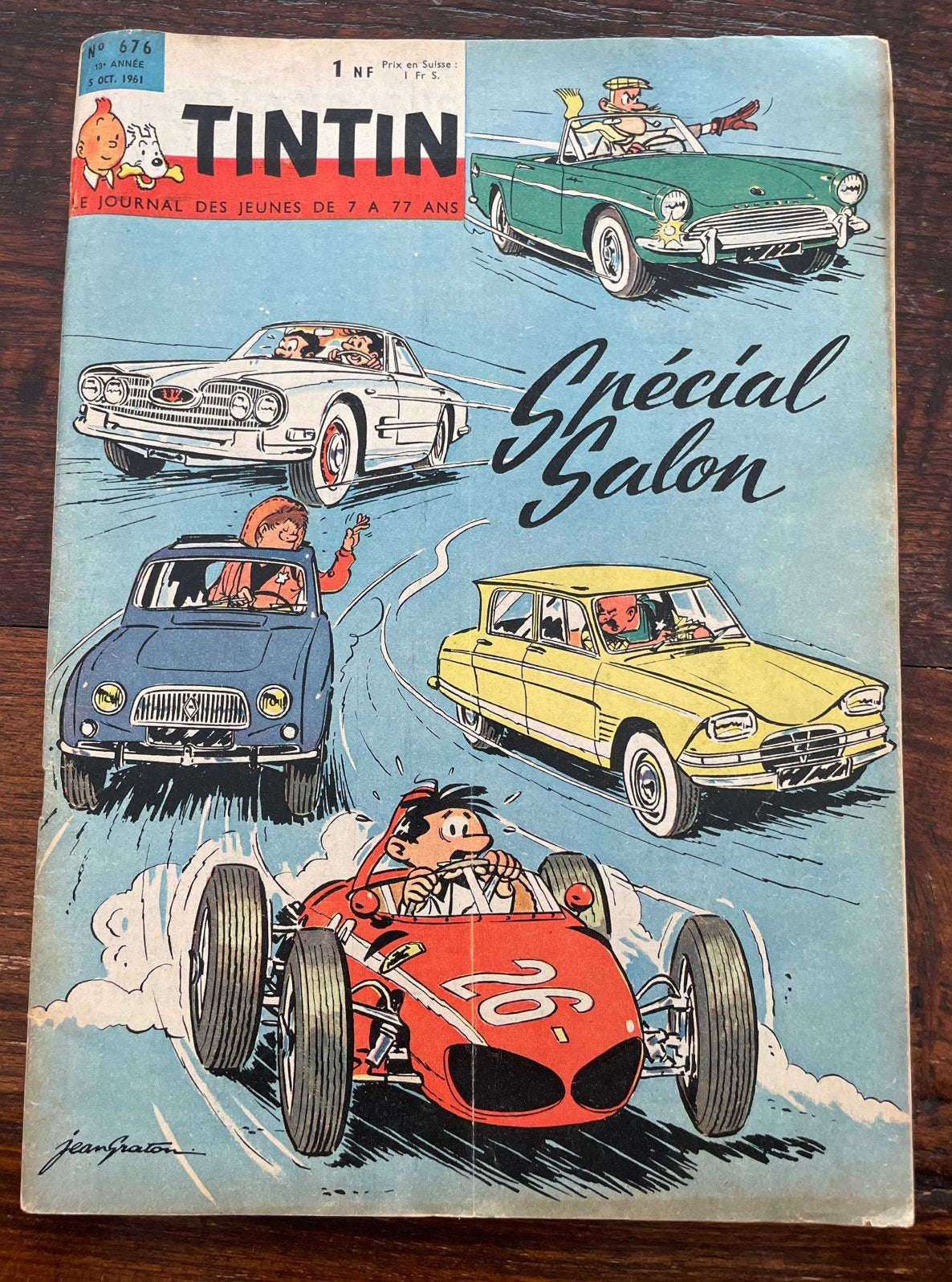 Tintin Spécial Salon, Nr. 676, 1961, Boeken, Ophalen, Gelezen
