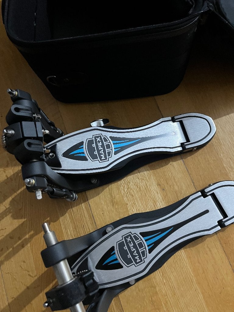Mapex PF1000TW Falcon Double Pedal, Muziek en Instrumenten, Ophalen, Zo goed als nieuw