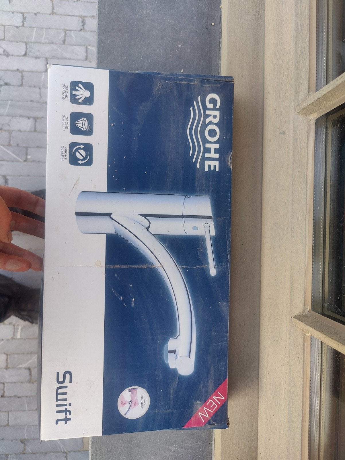 Grohe keukenkraan, Ophalen