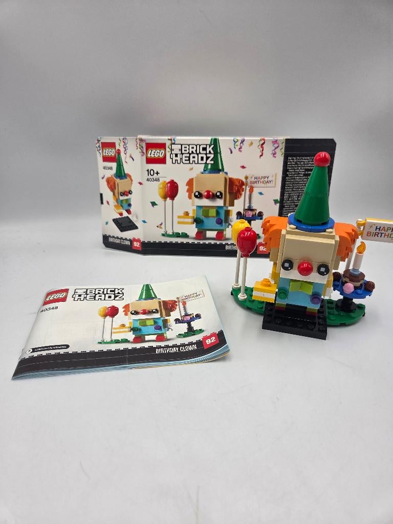 Lego Brickheadz 40348 Birthday Clown, Kinderen en Baby's, Speelgoed | Duplo en Lego, Zo goed als nieuw, Lego, Complete set, Compleet