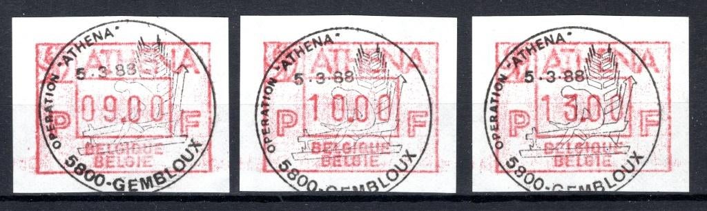 ATM 69 FDC 1988 - Athéna, Neuf, Enlèvement ou Envoi, Affranchi, Oblitération 1er jour