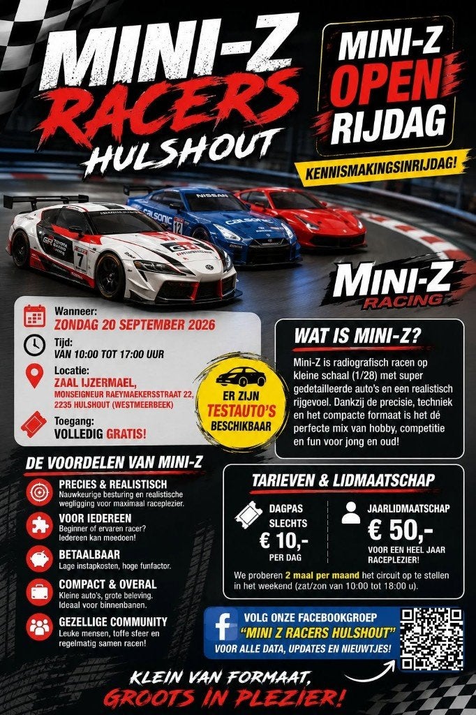 MINI-Z, Ophalen, Nieuw, Auto onroad