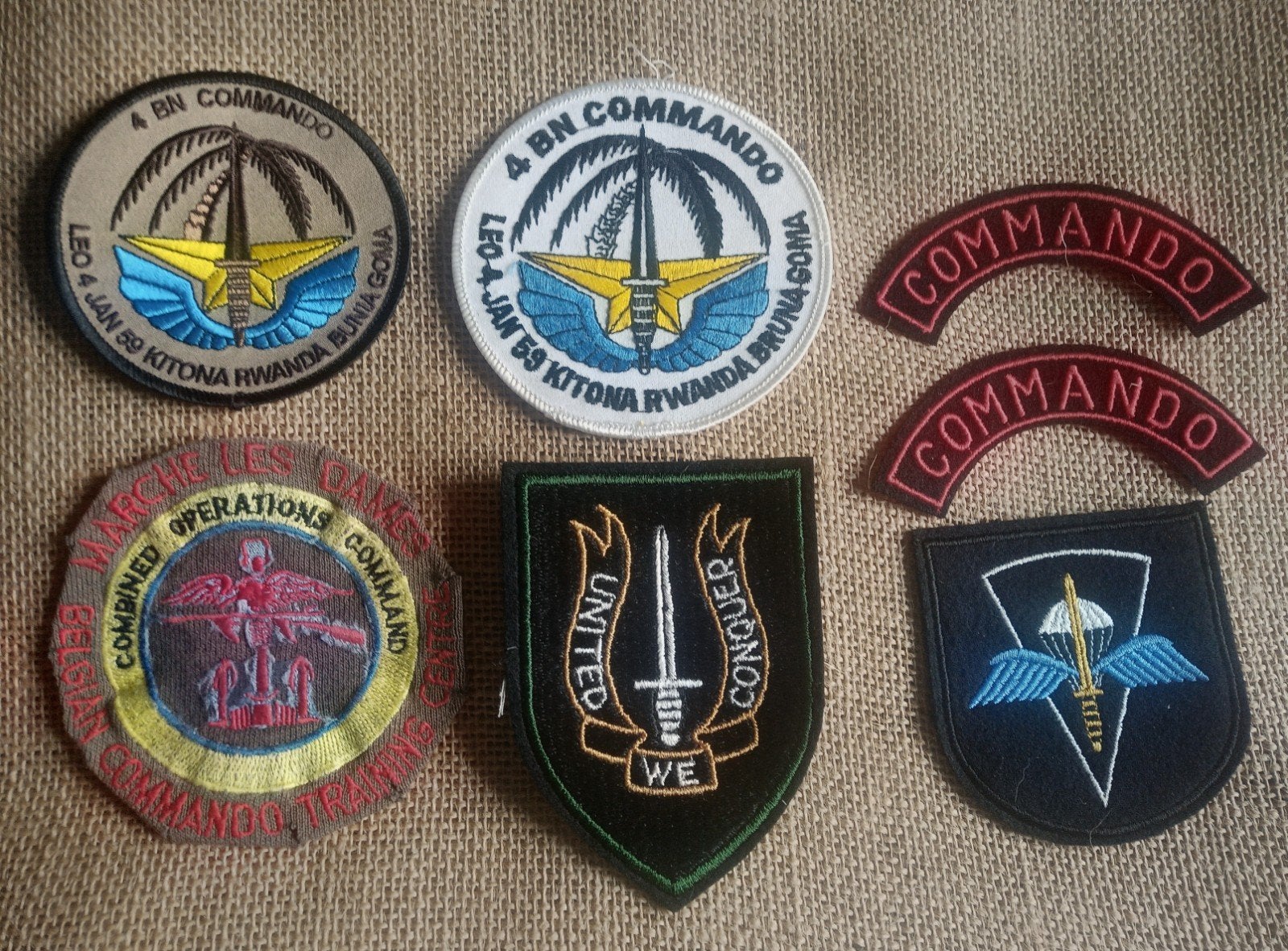ABL Para commando Flawinne Marche-les-Dames, Enlèvement ou Envoi, Armée de terre, Emblème ou Badge