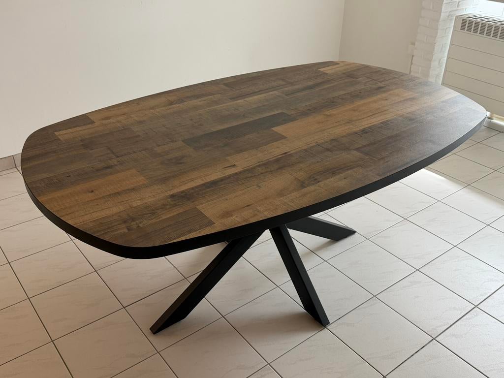 Eettafel Henders & Hazel, Huis en Inrichting, Ophalen, 100 tot 150 cm, Zo goed als nieuw, 150 tot 200 cm