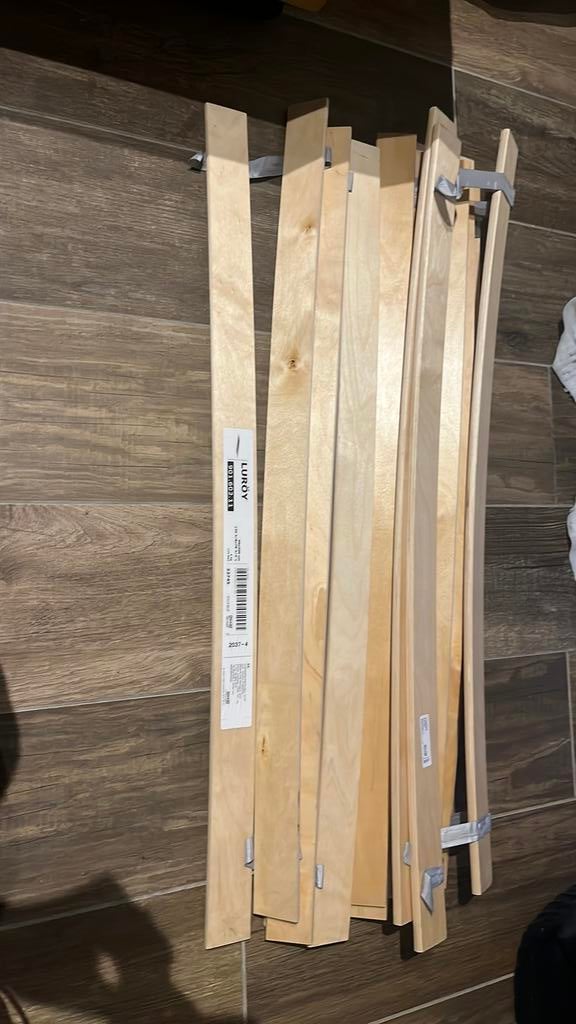 Sommier latte ikea luroy, Huis en Inrichting, Slaapkamer | Matrassen en Bedbodems, Ophalen, Zo goed als nieuw, Bedbodem