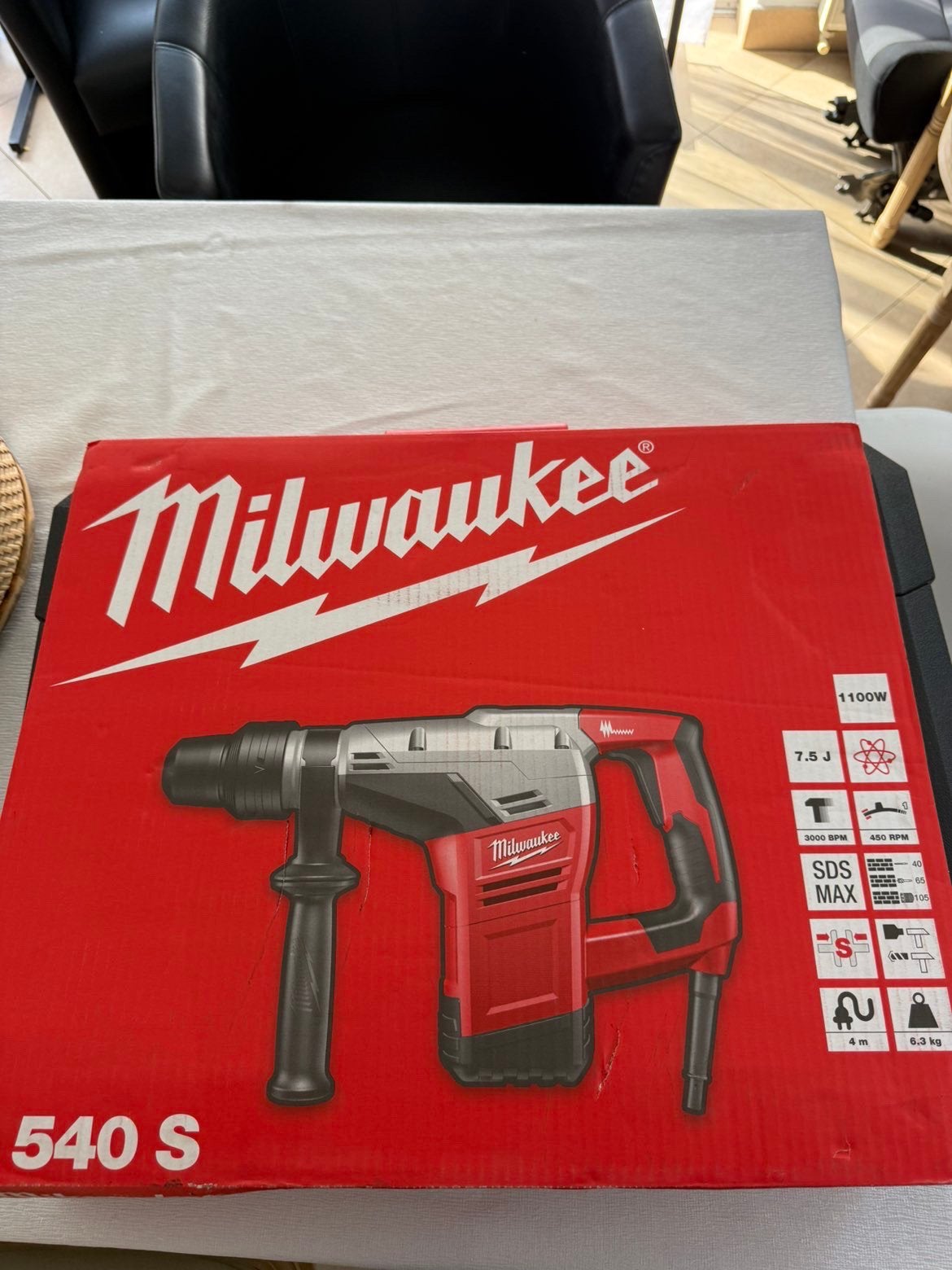 Perforateur Burineur Milwaukee K540S –NEUF, Bricolage & Construction, Enlèvement, Neuf