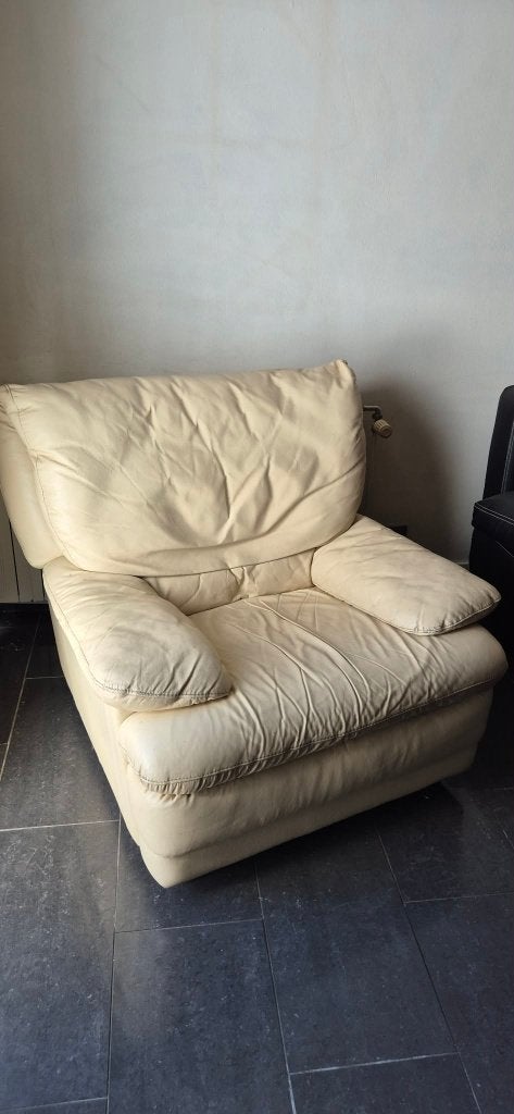 Fauteuil 1 place, Maison & Meubles, Enlèvement, Utilisé, Cuir