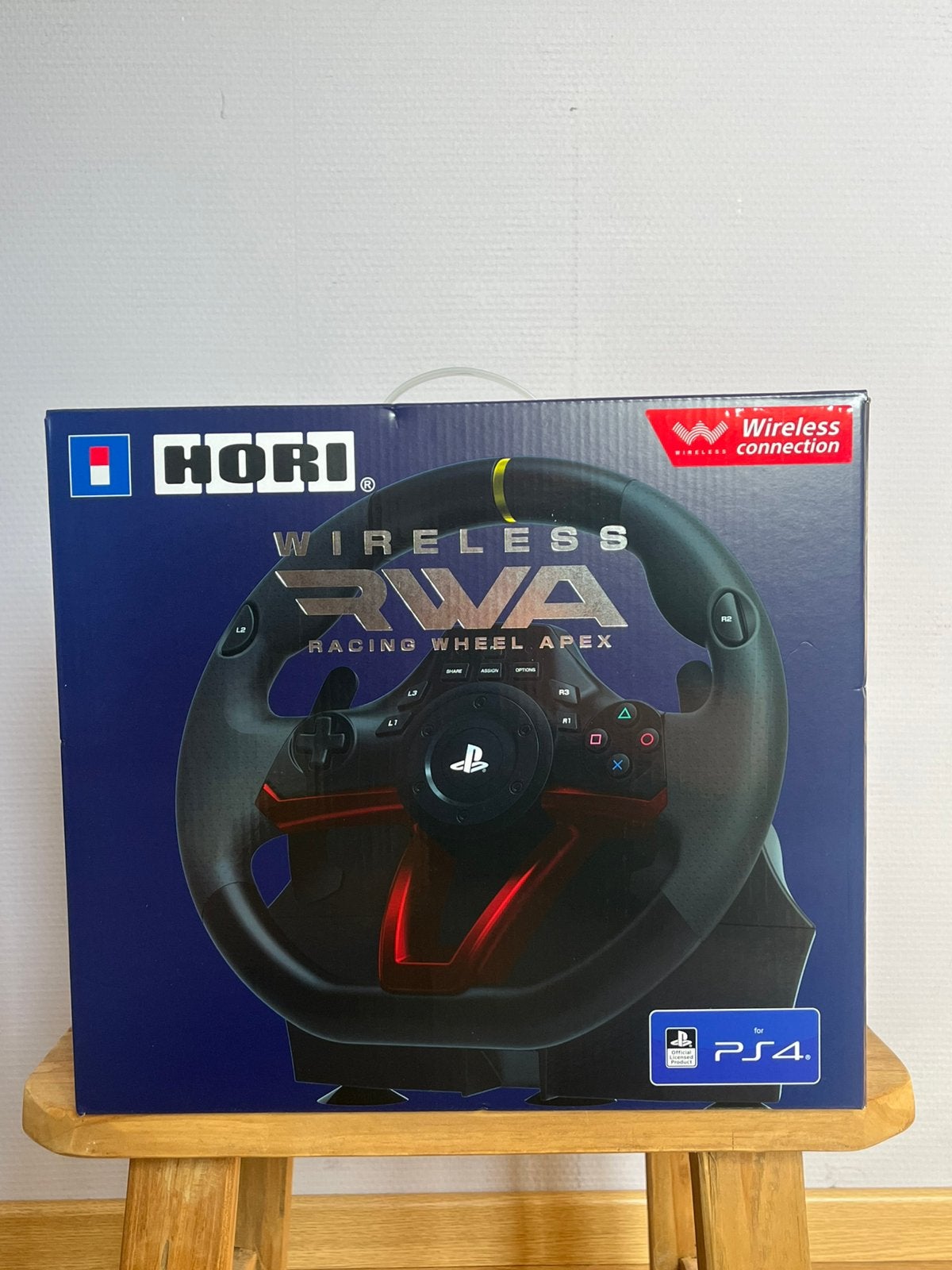 Hori Wireless Racing Wheel Apex PS4 - Nieuw in doos, Consoles de jeu & Jeux vidéo, Consoles de jeu | Sony Consoles | Accessoires