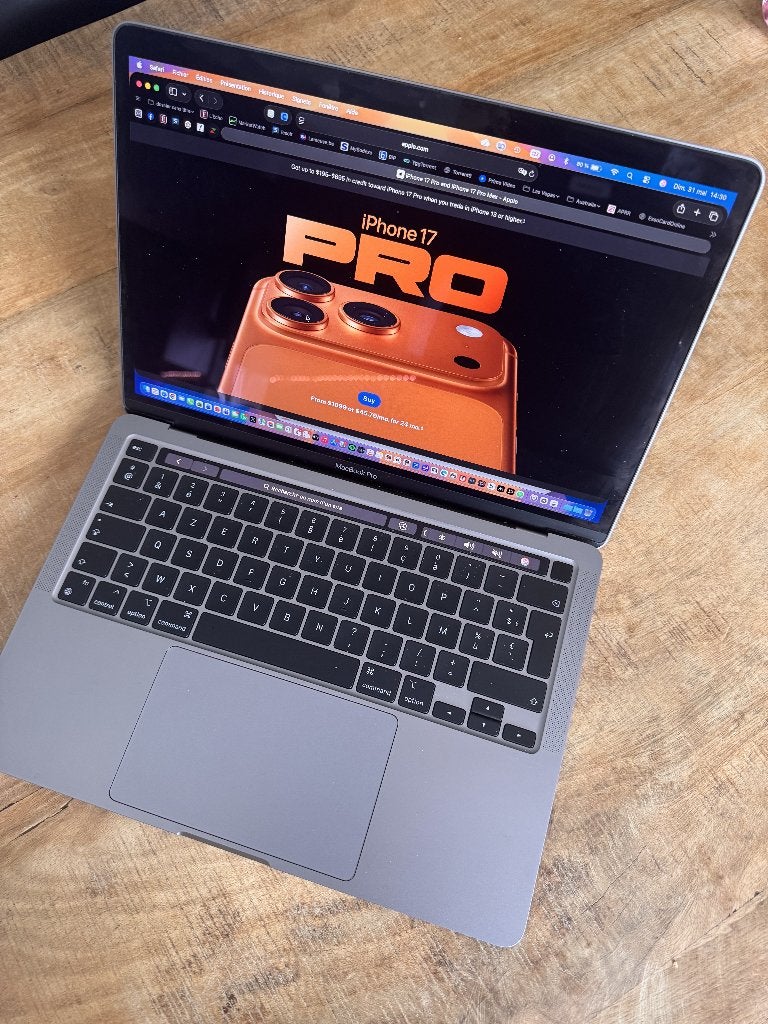 MacBook Pro 13" M1 ( 8go/256go) Comme Neuf, MacBook Pro, 256 GB, Comme neuf, Enlèvement