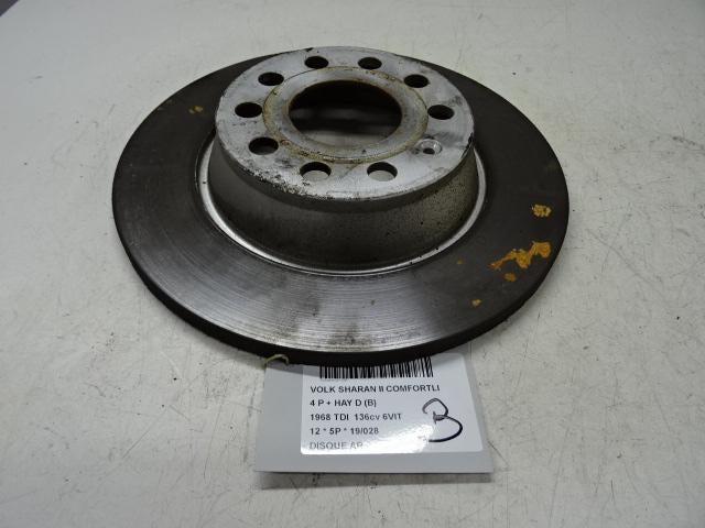 REMSCHIJF ACHTER Volkswagen Sharan (7N) (01-2010/11-2022), Gebruikt, Volkswagen