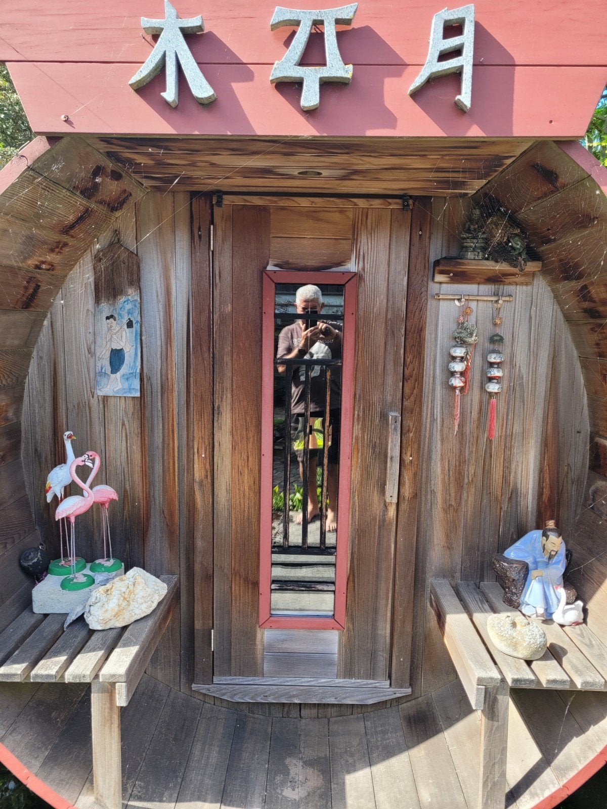 Magnifique sauna en bois de cèdre, Enlèvement