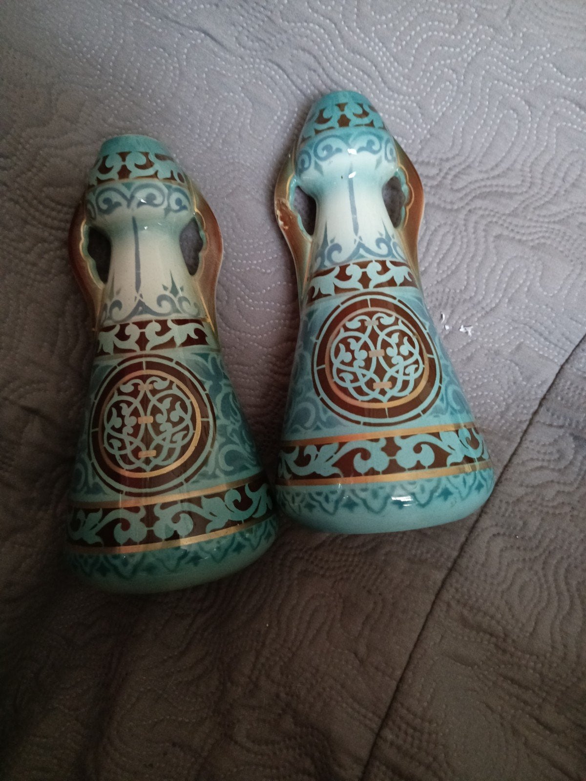 Paire de vase st Amand Hamage, Antiek en Kunst, Verzenden