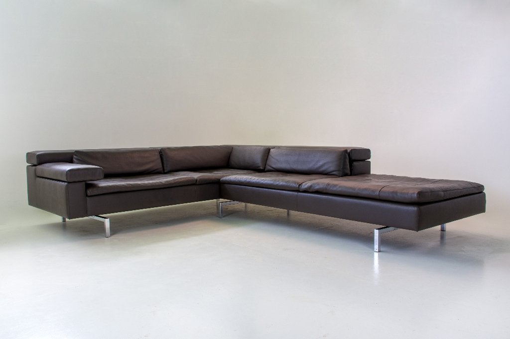 Canapé d'angle en cuir Jori Shiva — Jean-Pierre Audebert, Enlèvement ou Envoi, Comme neuf, Cuir, Design