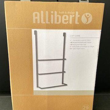 Porte-serviette Allibert Loft-Game à suspendre noir mat NEUF, Bricolage & Construction, Sanitaire, Enlèvement, Neuf, Douche