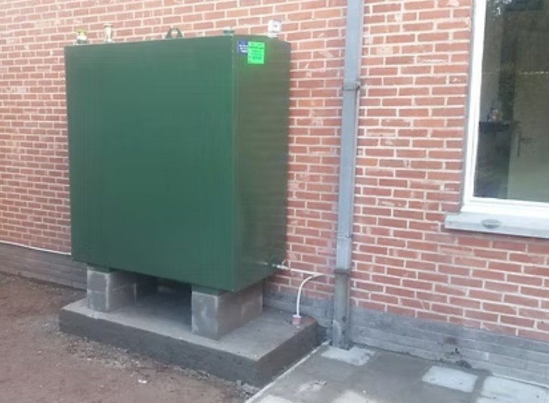 mazout tank 1000 l  mag weg aan helft van de prijs, Doe-het-zelf en Bouw, Ophalen of Verzenden