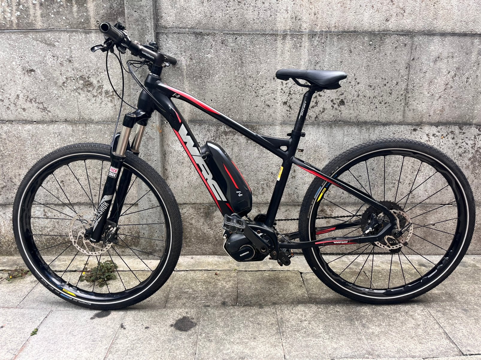 WRC Elektrische mountainbike, Fietsen en Brommers, Fietsen | Mountainbikes en ATB, Ophalen, Zo goed als nieuw