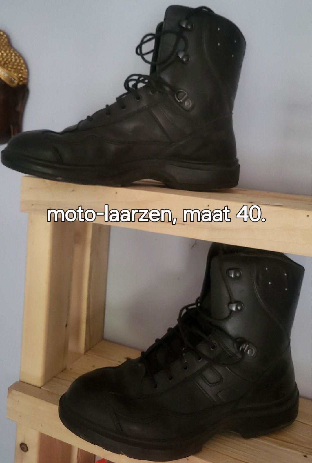 Moto laarzen dames, maat 40., Enlèvement
