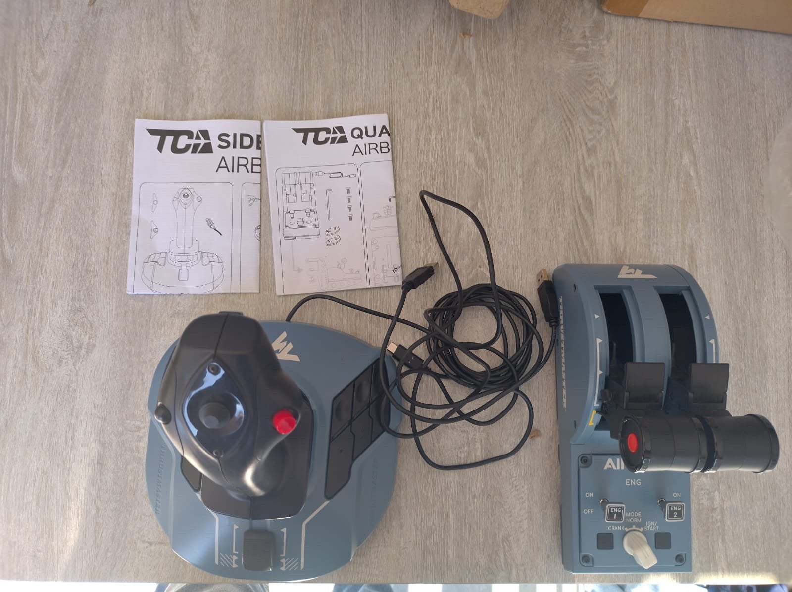 Joysticks flight simulator, Ophalen, Gebruikt