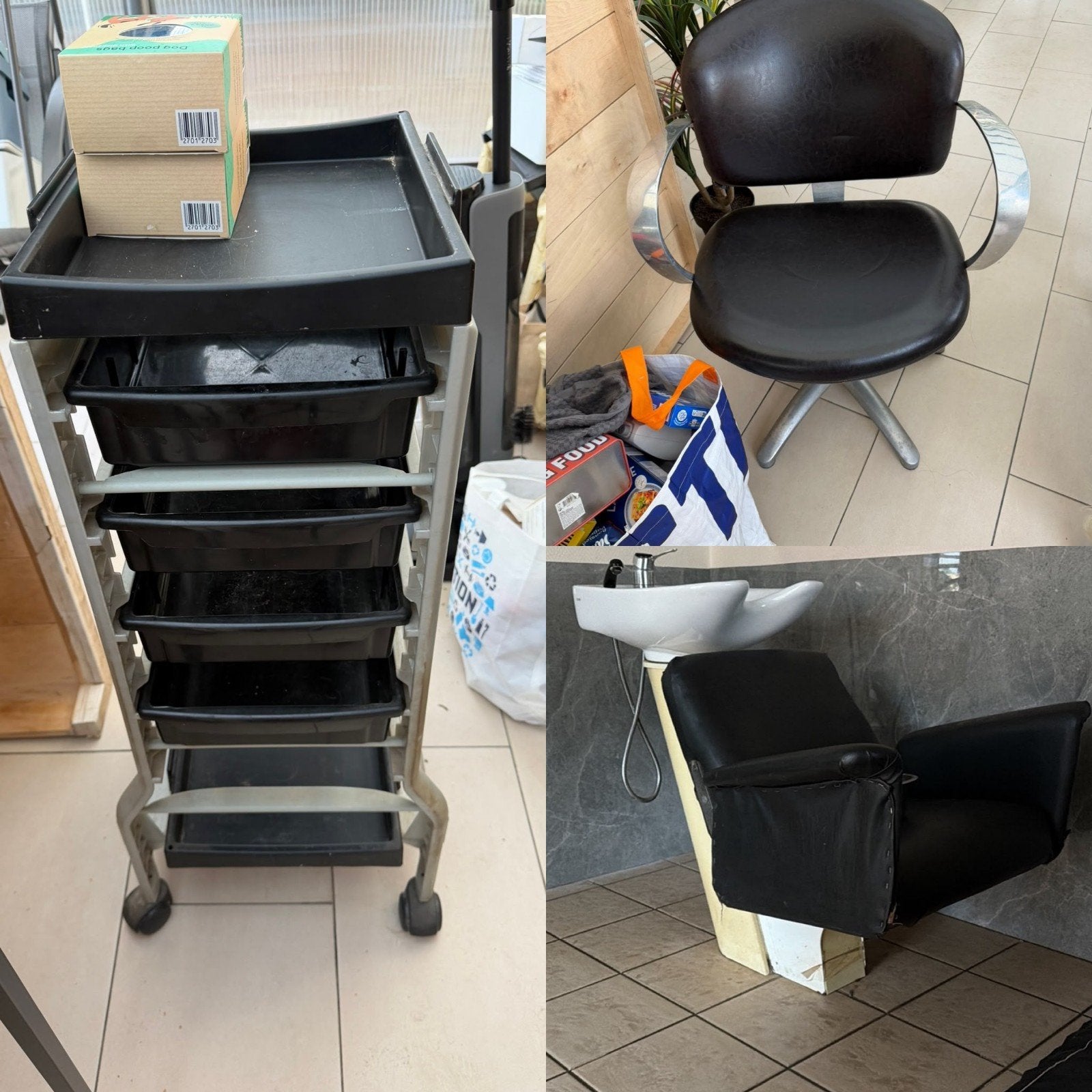 Complete kapsalon inrichting – alles samen €50, Ophalen, Gebruikt