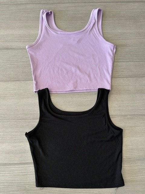 2x Crop top maat L (nr2408a), Zwart, Maat 42/44 (L), Ophalen of Verzenden, Zo goed als nieuw