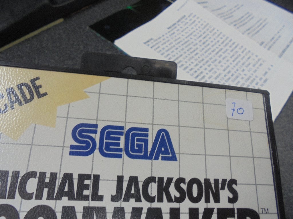 Sega Master Systeù Michael's Jackson Moonwalker (CIB), Muziek, 1 speler, Ophalen of Verzenden, Zo goed als nieuw