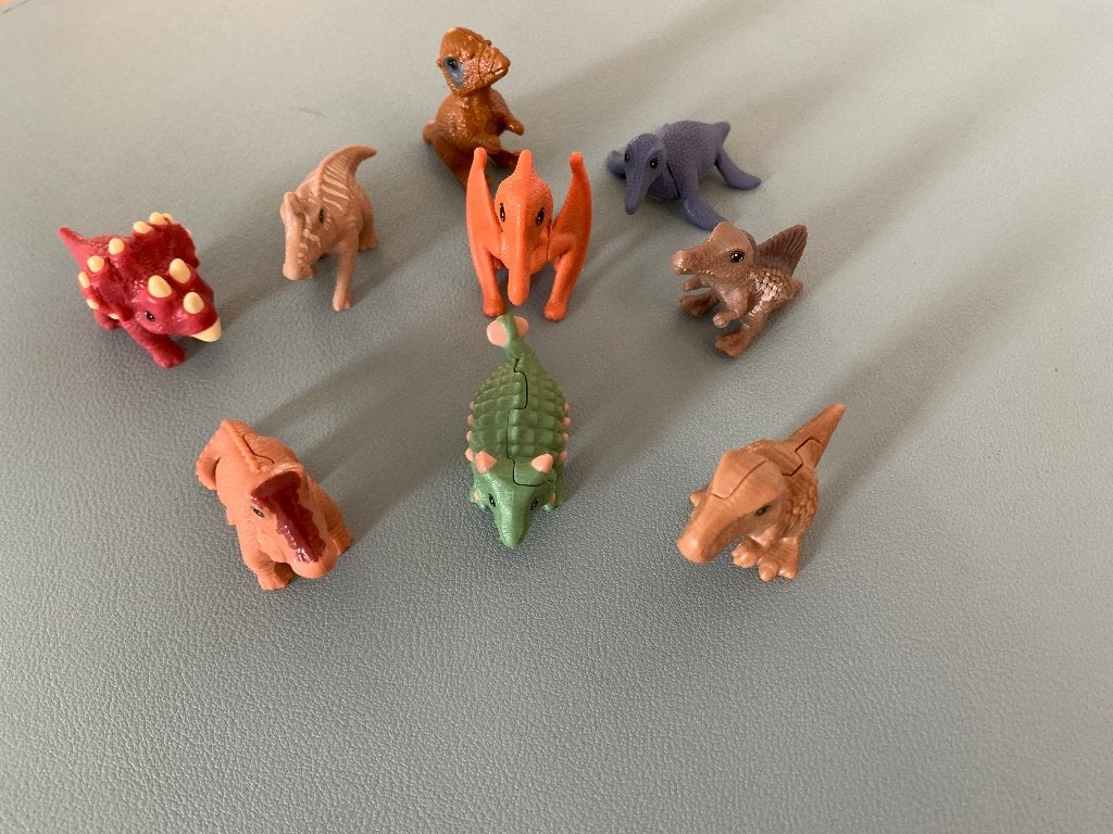 Dino’s uit Kinder Surprise ei, Ophalen