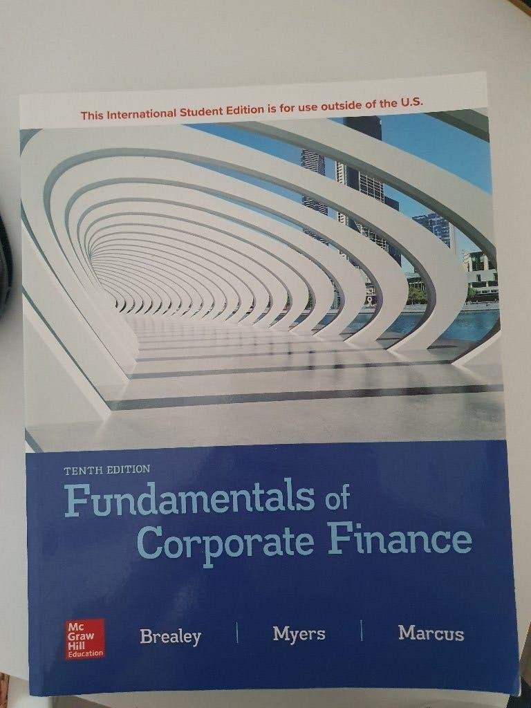 Fundamentals of Corporate Finance, Enlèvement