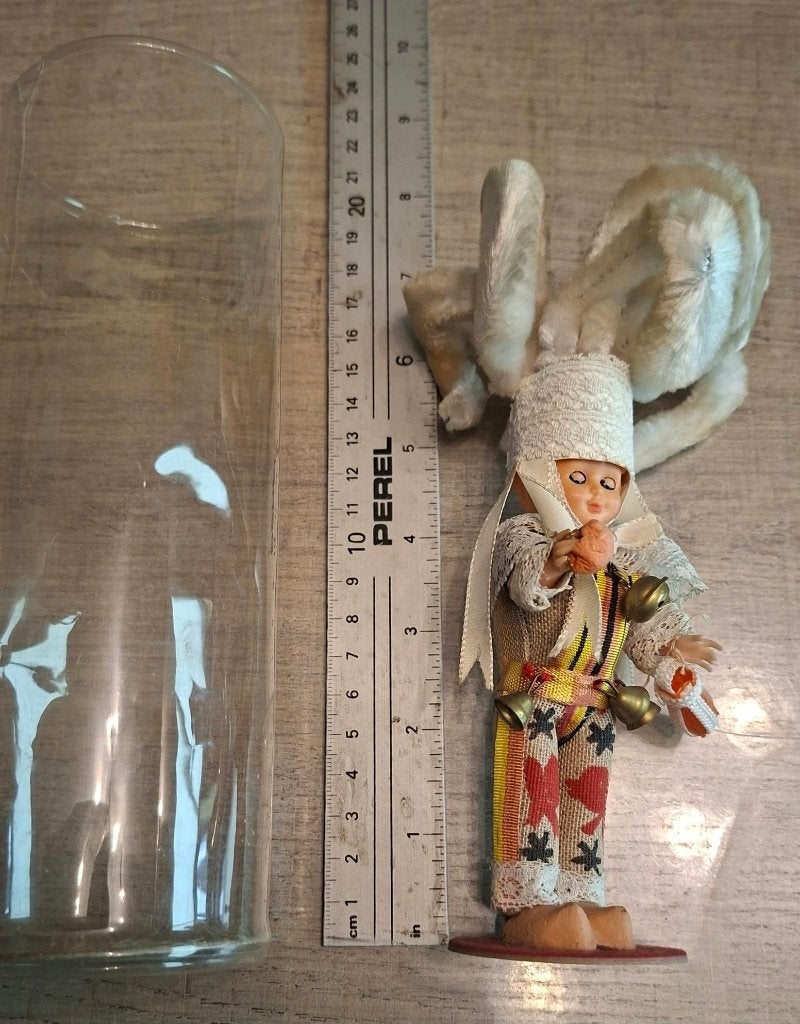 Figurine Gille de Binche Vintage, Collections, Enlèvement ou Envoi, Comme neuf, Poupée