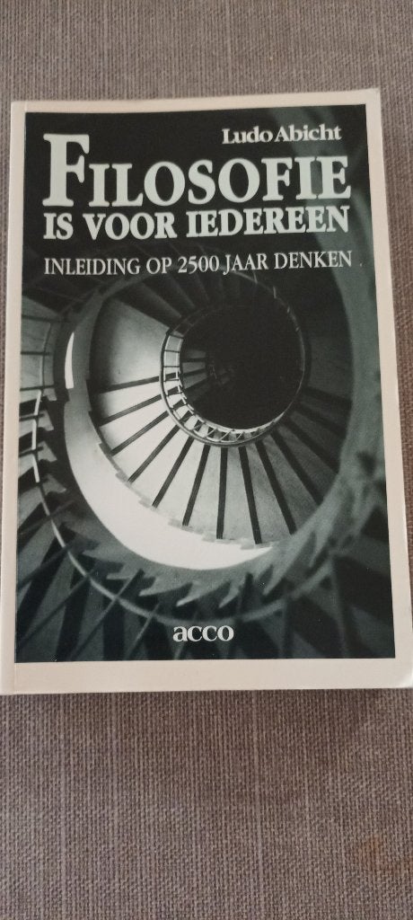 Filosofie is voor iedereen, Boeken, Filosofie, Ludo Abicht, Nieuw, Ophalen of Verzenden, Algemeen