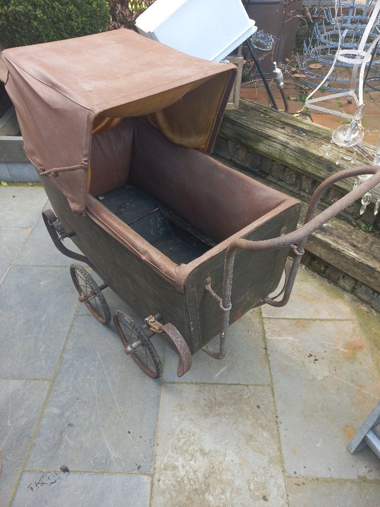 Oude  kinderwagen  merk  Bell   jaren  1950, Ophalen, Gebruikt, Overige typen