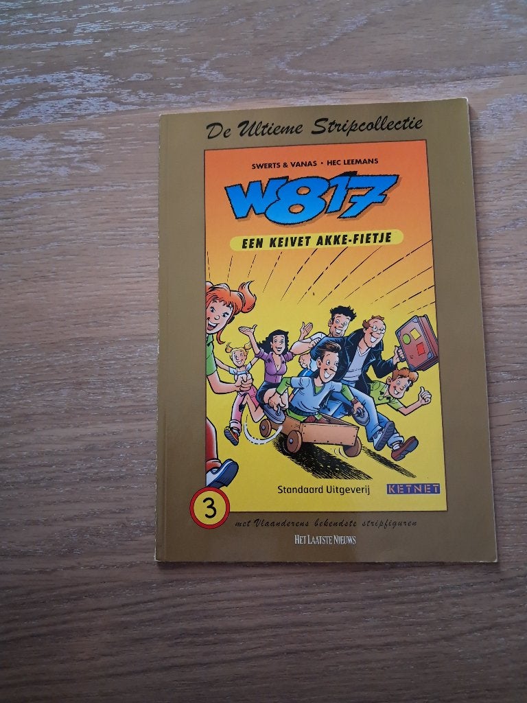 W817 "Een Keivet  Akke-Fietje, Boeken, Eén stripboek, Ophalen of Verzenden, Zo goed als nieuw, Hec Leemans