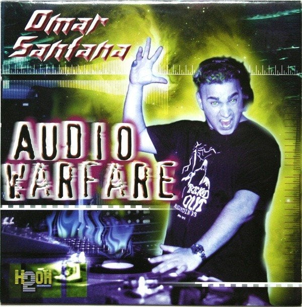 Omar Santana - Audio Warfare (H2OH Recordings) 12", Cd's en Dvd's, Vinyl | Dance en House, Gebruikt, Hardcore, Inclusief binnenhoes