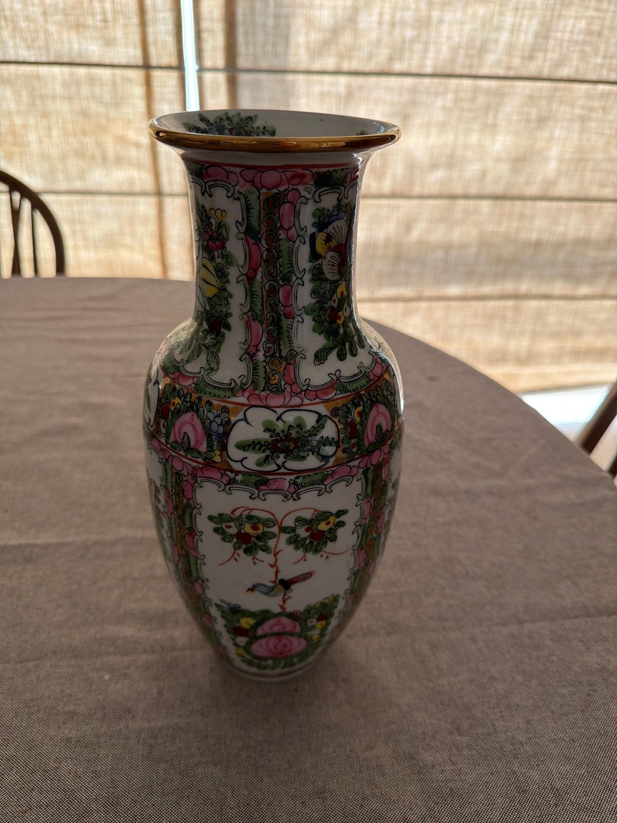 Chinese vaas, Ophalen