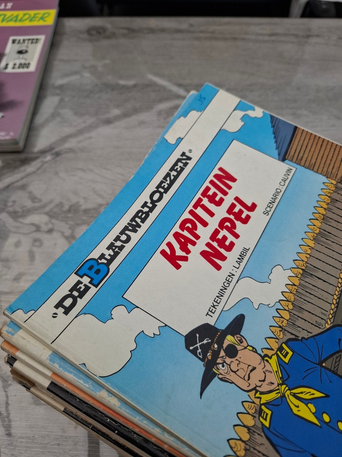 +- 45 blauw hoezen, Ophalen of Verzenden