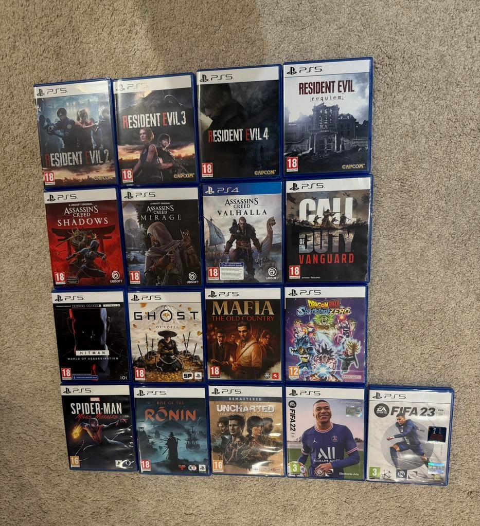 Ps5 games, Enlèvement, Comme neuf