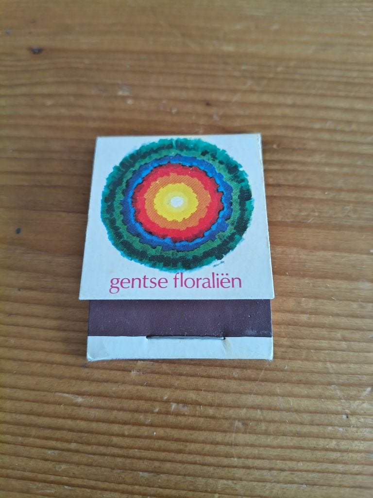 Luciferdoosje Gentse Floraliën 1980, Ophalen, Zo goed als nieuw, Luciferdoosjes of -merken