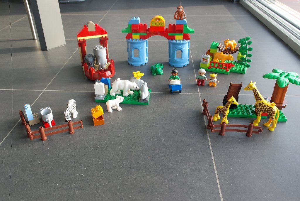 duplo grote dierentuin, Kinderen en Baby's, Ophalen of Verzenden, Zo goed als nieuw, Duplo