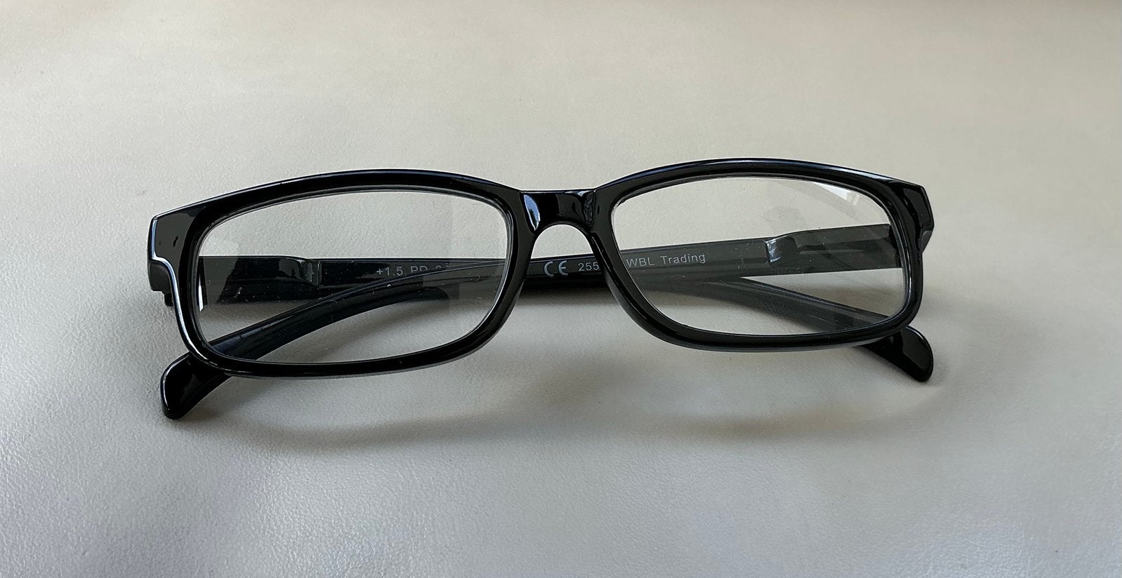 Lunettes correctrices + 1,5, Enlèvement ou Envoi, Comme neuf, Noir, Lunettes