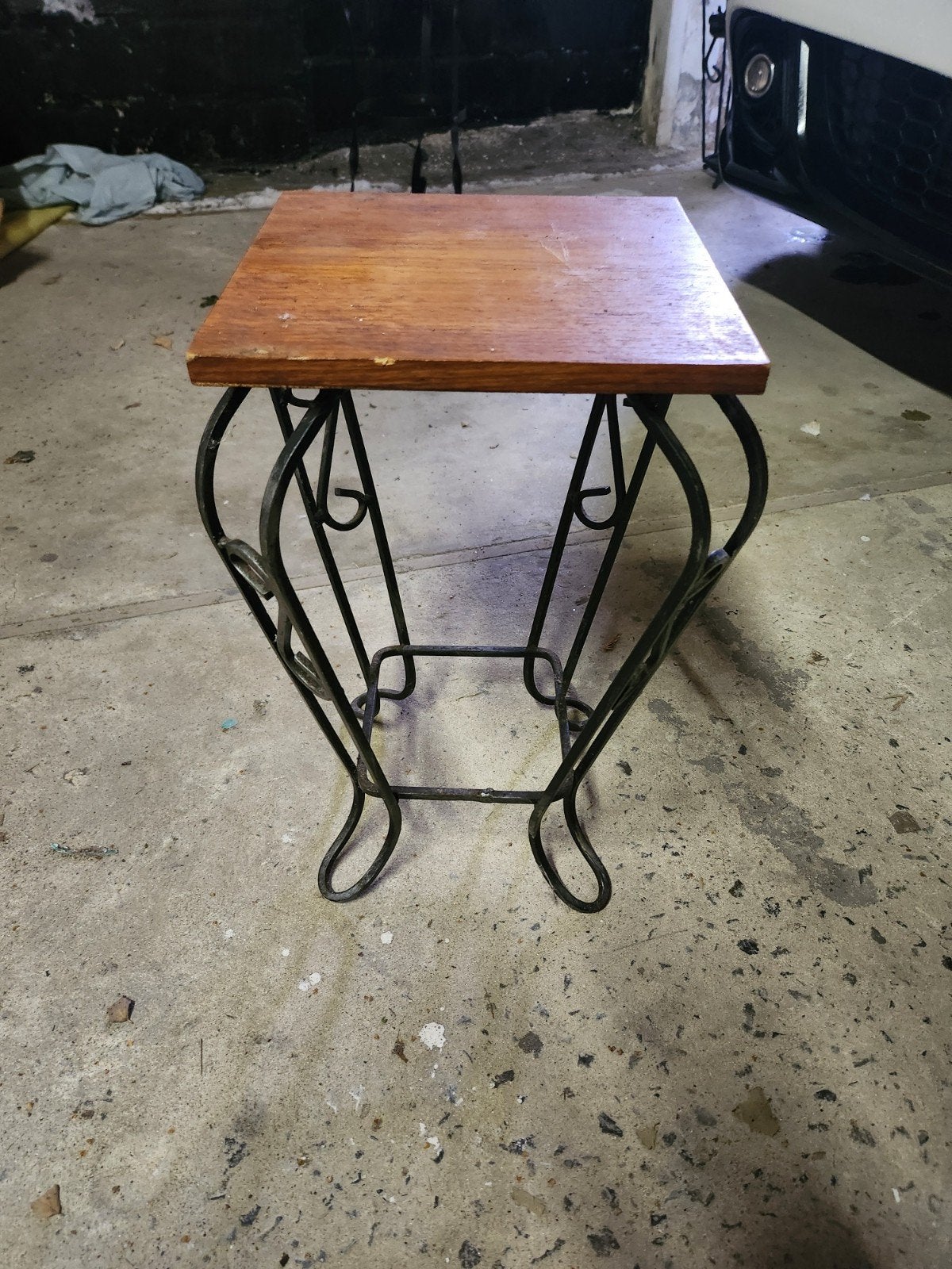 table en fer forgé