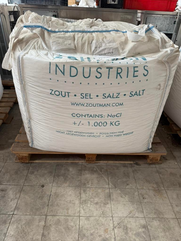 6 BIG BAGS SEL POUR ADOUCISSEUR D’EAU, Enlèvement, Comme neuf