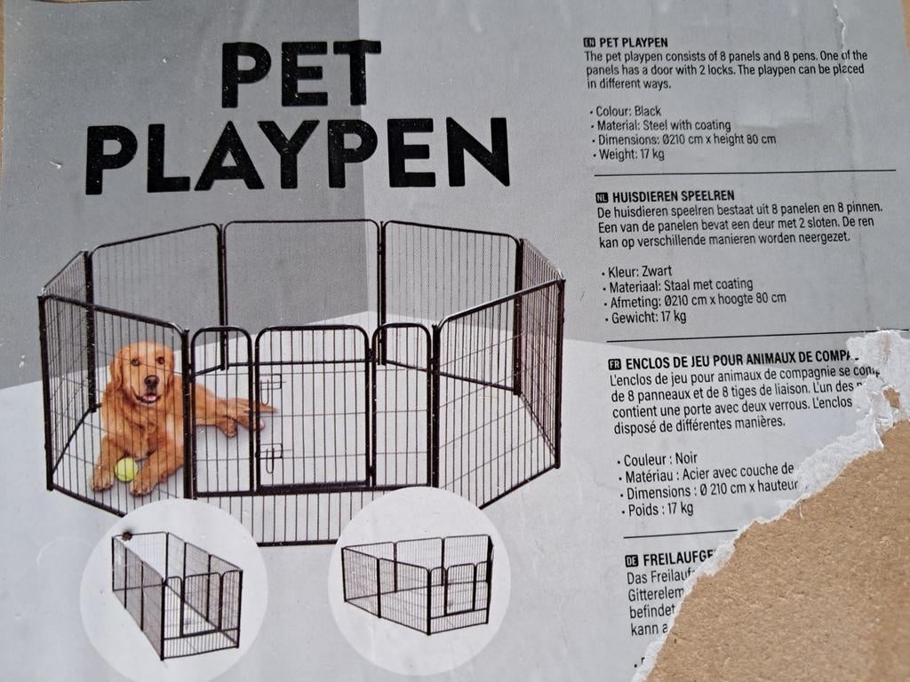 NIEUW - puppyren, Animaux & Accessoires, Maisons pour chiens, Neuf, 65 à 100 cm, Enlèvement, Niche à chien