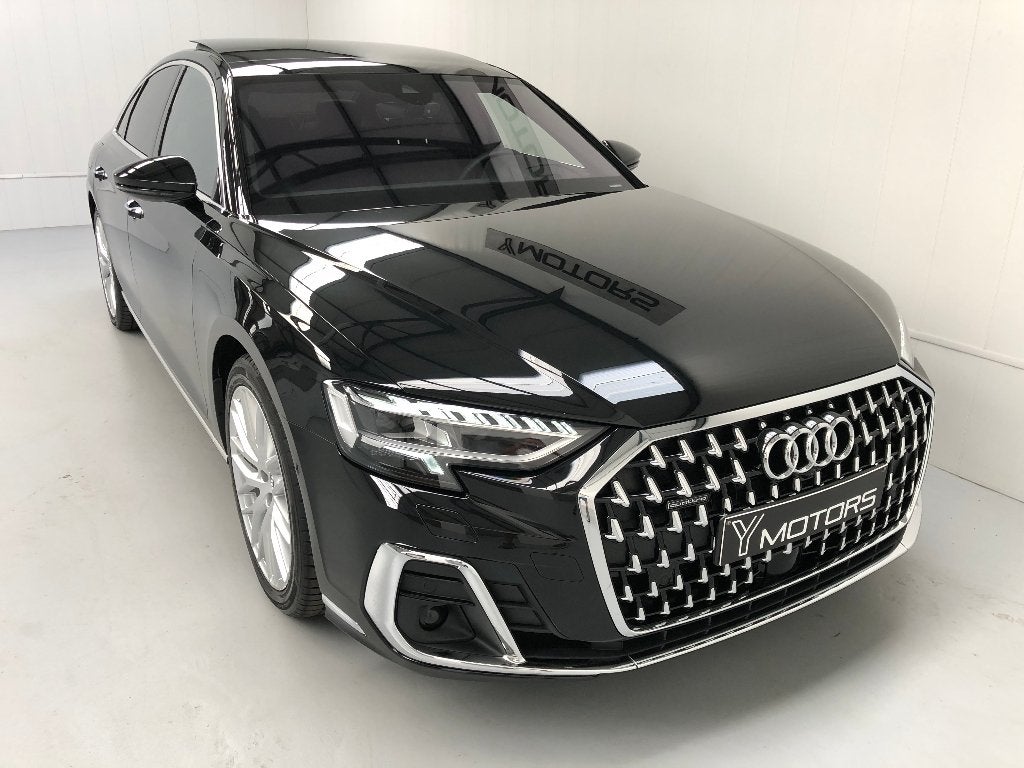 AUDI A8 60 TFSIe PHEV QUATTRO MATRIX LED HD TOIT PANO, Auto's, Audi, Automaat, 2995 cc, 340 kW, Zwart